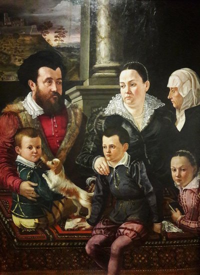 Family portrait by Jacopo da Empoli